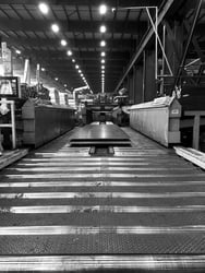 Calhoun Steel Cut to length sheet stacking